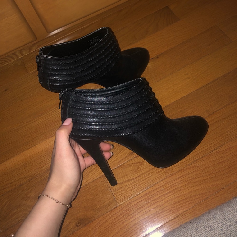ZARA black bootie heels [size 37]